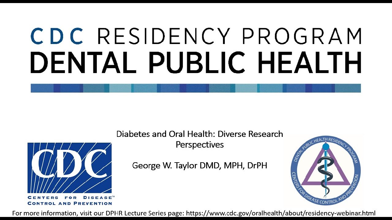 Diabetes and Oral Health: Diverse Research Perspectives